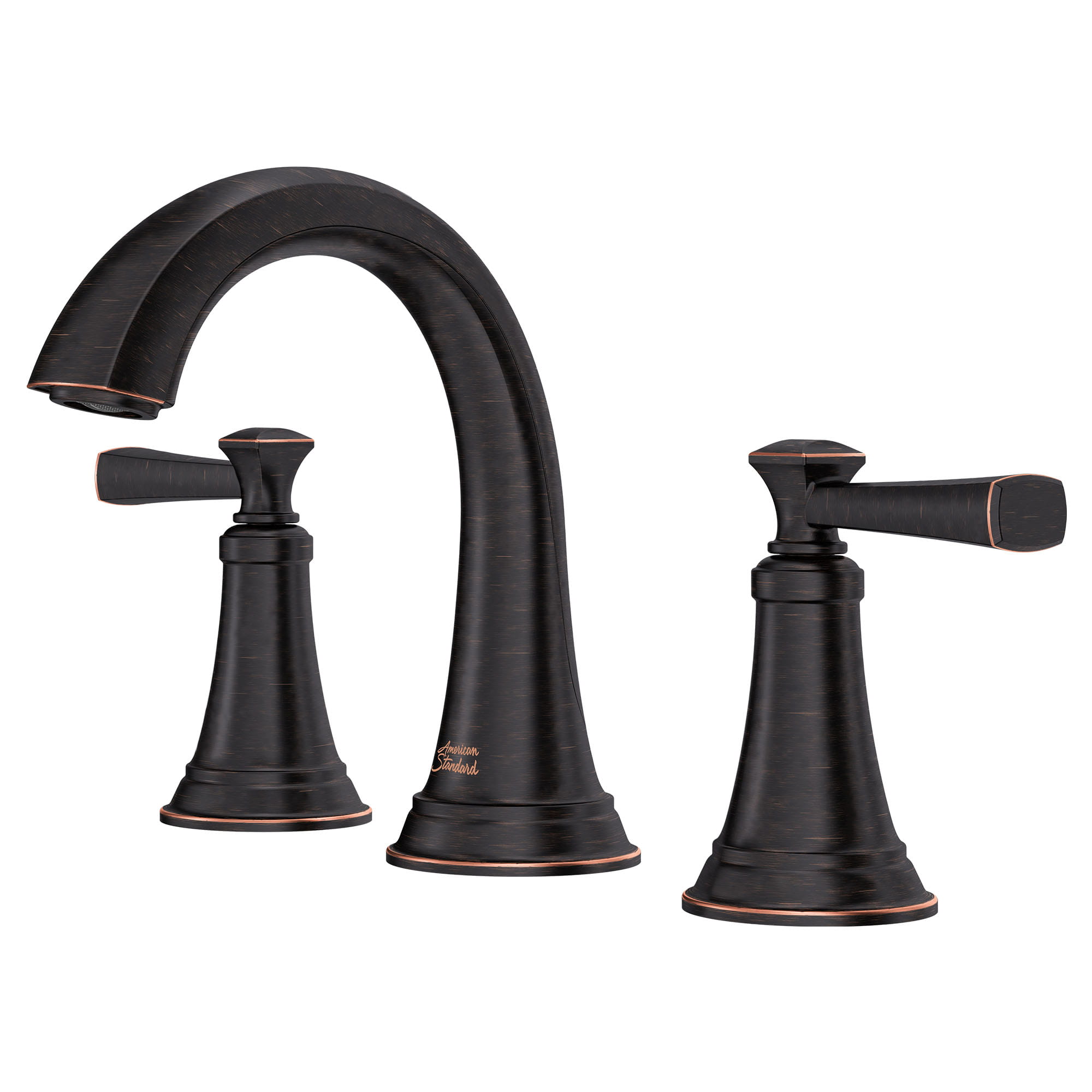 Glenmere 8 Inch Widespread 2 Handle Bathroom Faucet with Metal Drain LEGACY BRONZE